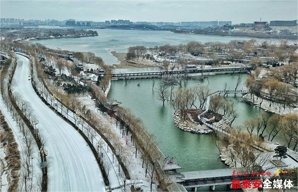 雪后天平湖 宛如水墨丹青