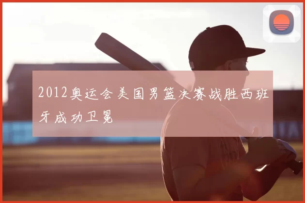 2012奥运会美国男篮决赛战胜西班牙成功卫冕