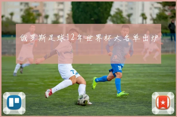 俄罗斯足球12年世界杯大名单出炉
